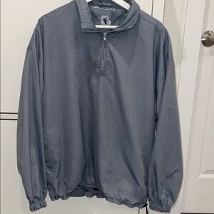 Lightweight Gray Half-Zip Shirt Jacket by LPGA